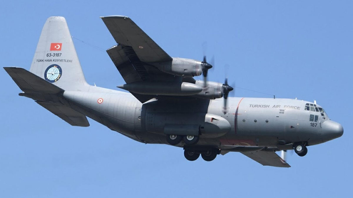 MSB, C130 tipi askerî kargo uçağının Gürcistan-Azerbaycan sınırında düştüğünü bildirdi