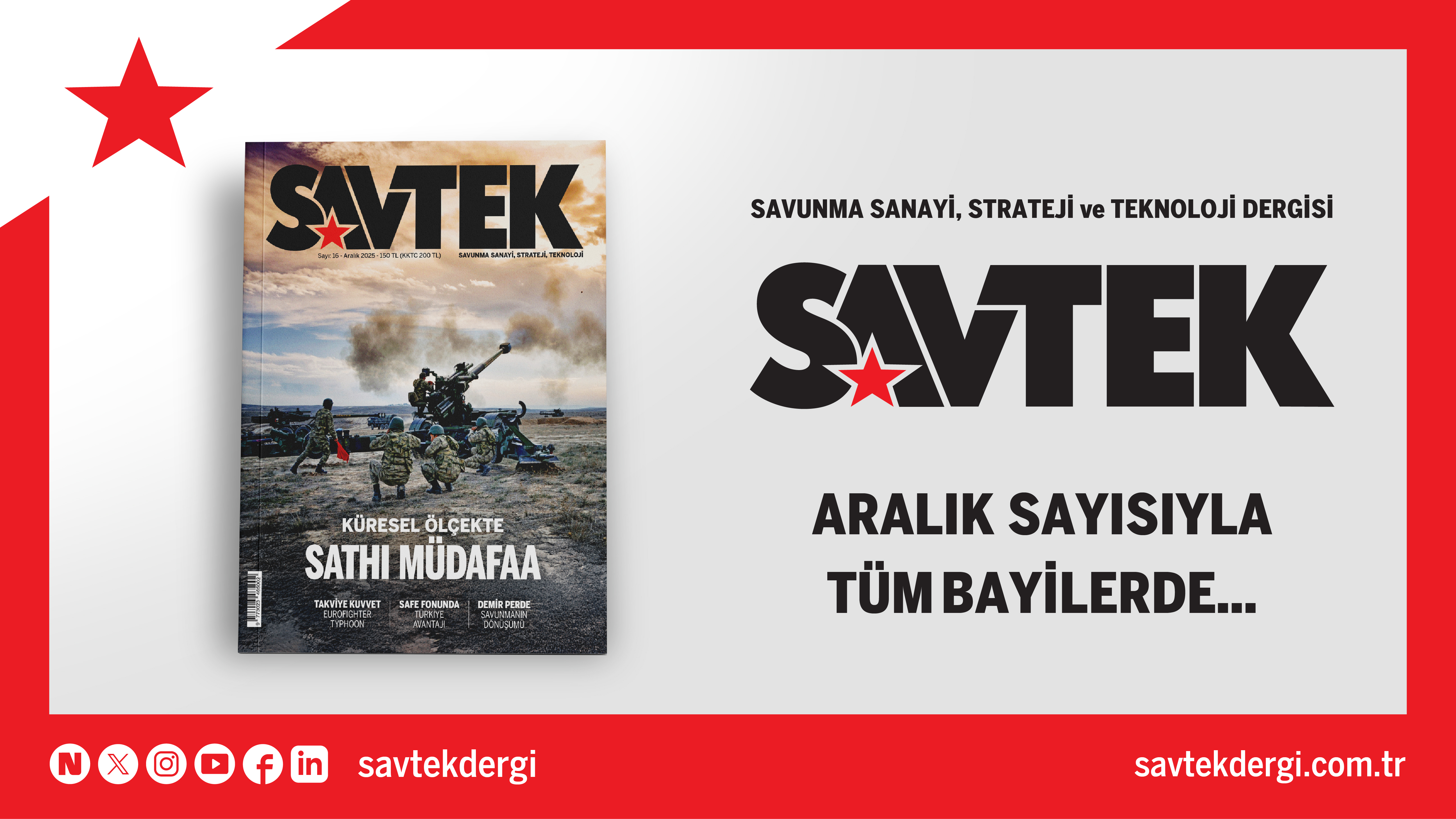 SAVTEK DERGİ ARALIK SAYISI ÇIKTI!