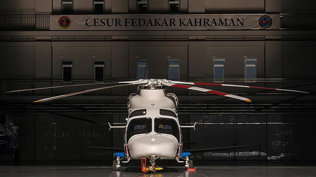 Jandarma Havacılık Komutanlığı 5. GÖKBEY helikopterini envanterine kattı
