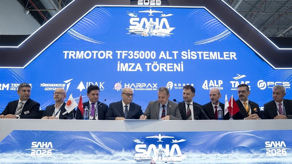 SAHA 2026'da "TRMOTOR TF35000 Alt Sistemler İmza Töreni" düzenlendi
