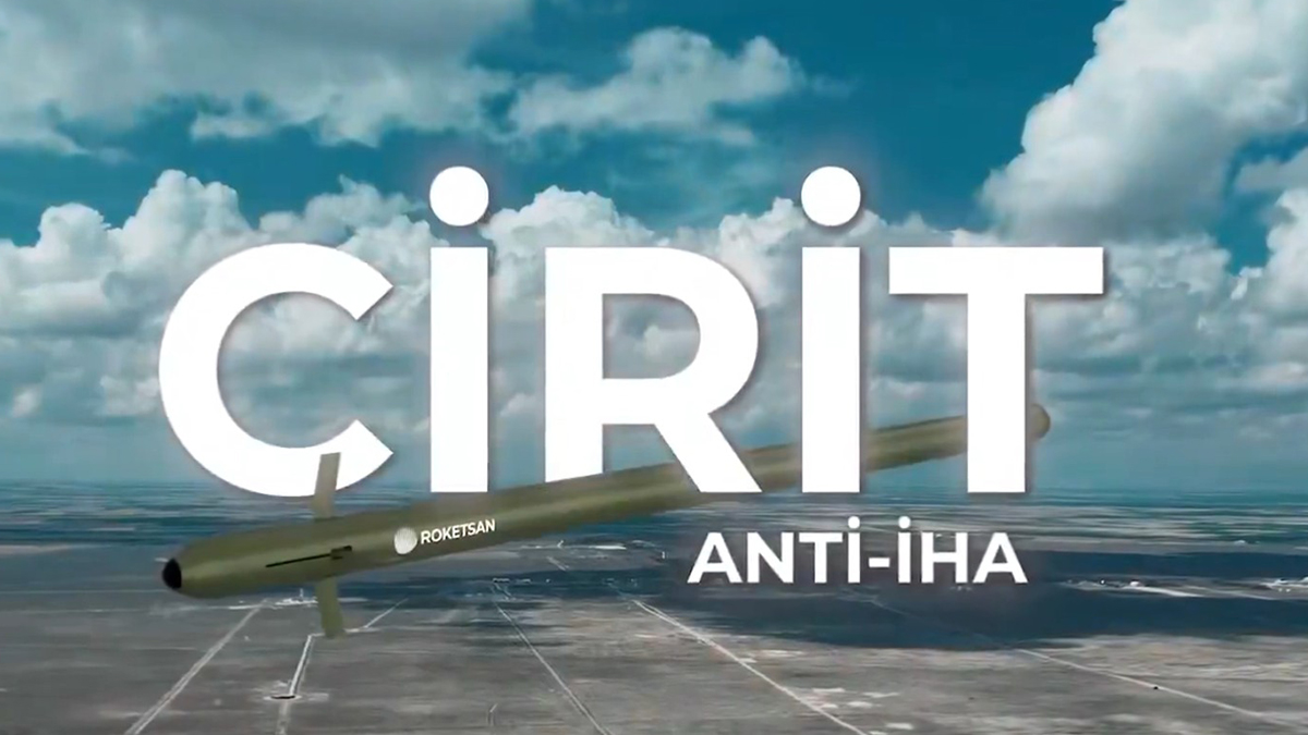 CİRİT Anti-İHA füzesi hava hedefini tam isabetle vurdu