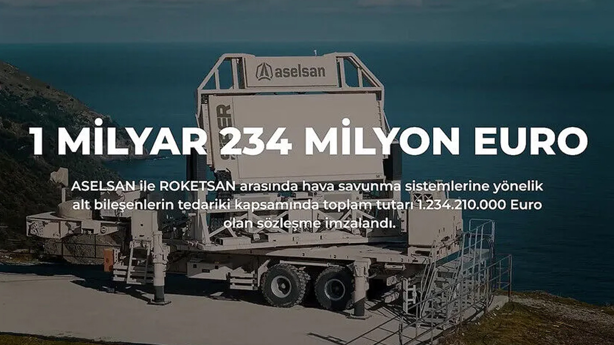 ASELSAN ile ROKETSAN arasında 1,2 milyar avroluk sözleşme imzalandı